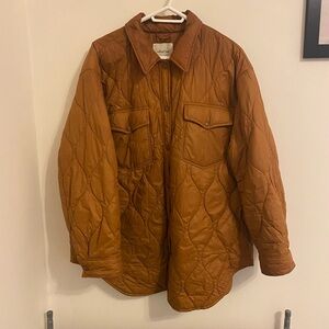 Wilfred Ganna Quilted Shacket